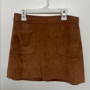 Brown miniskirt